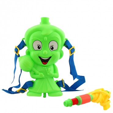 Dealbindaas Holi Pichkari Back Pack Tank Squirter 077 - Green